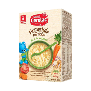 Cerelac rice and veggies porridge