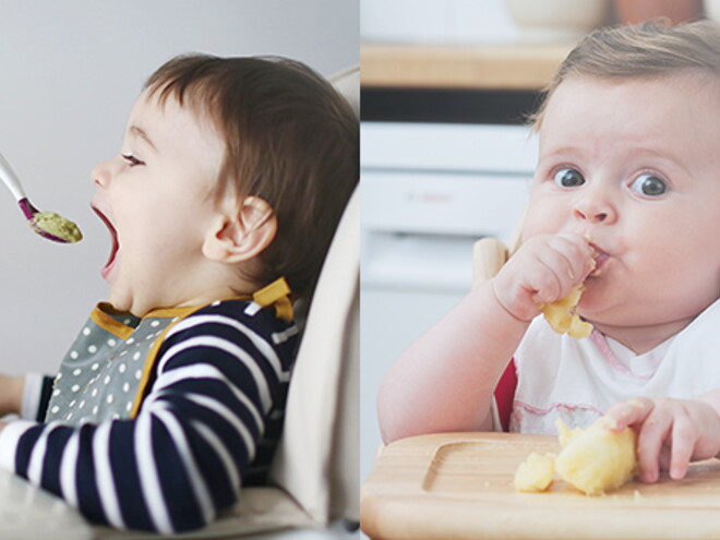 Getting started with solid foods: traditional and baby-led-weaning