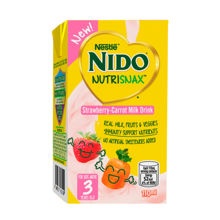 Nido nutrisnax strawberry carrot